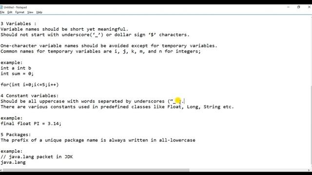 Java Naming Conventions in Details (in HINDI) смотреть онлайн