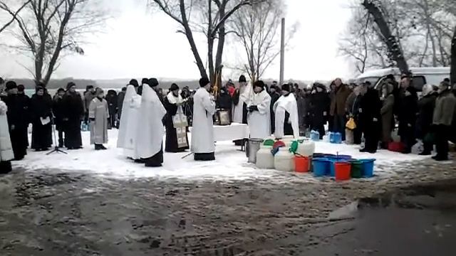 Крещение Господне 2018. Комсомольск-на-Днепре. смотреть онлайн