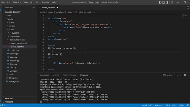 [Part-28] Django 4 Note-Taking App Tutorial: Styling Notes List In Django With Bootstrap 5 смотреть онлайн