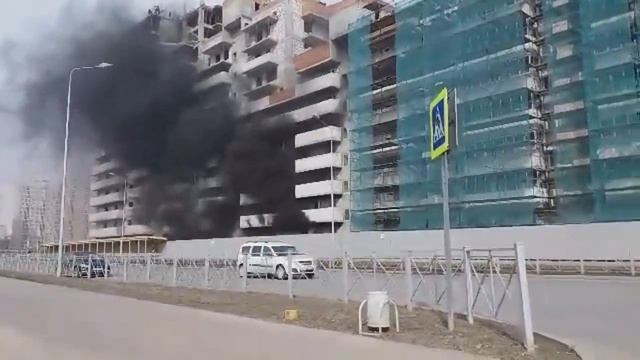 Пожар на Бондаренко в Казани смотреть онлайн