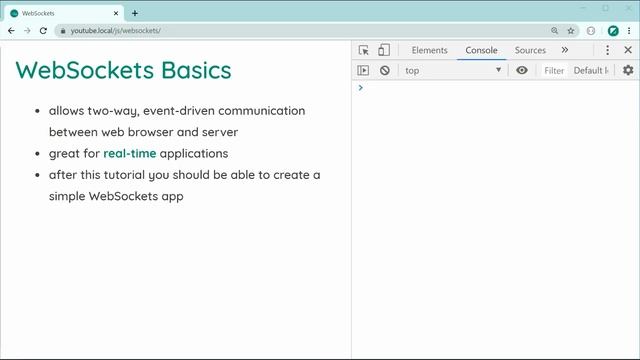 How to use WebSockets - JavaScript Tutorial For Beginners смотреть онлайн