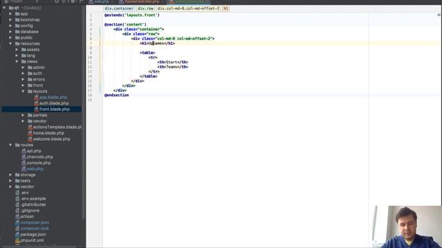 Build Laravel Sports League app - with QuickAdminPanel смотреть онлайн