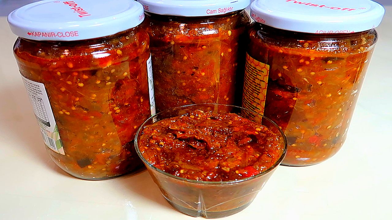 Икра Из Баклажанов На Зиму. НЕВЕРОЯТНО ВКУСНЫЙ РЕЦЕПТ! смотреть онлайн