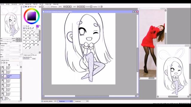 【Speedpaint】 #39 - Chibi Hyomin смотреть онлайн