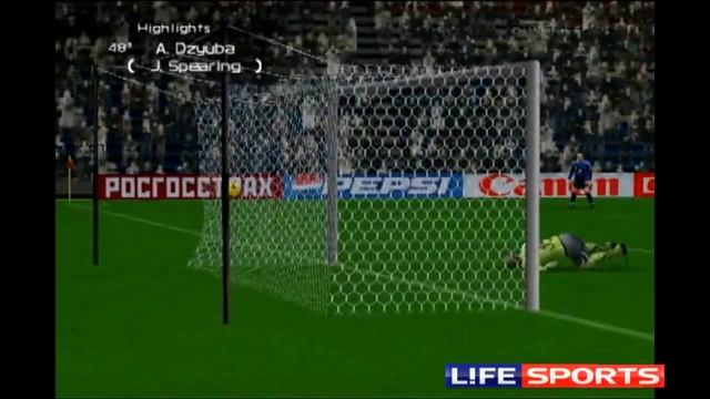 Дзюба забил три мяча в ворота Волги (PES6-Club) смотреть онлайн