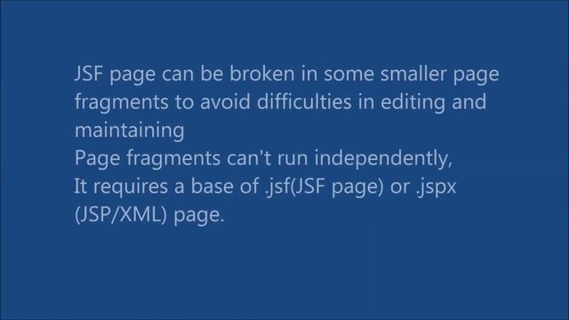 jspx, jsff and facelets page in Oracle ADF смотреть онлайн