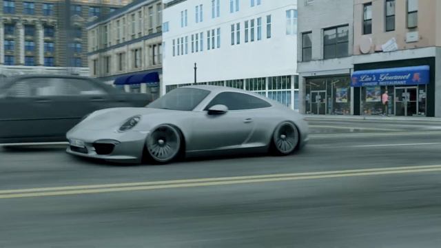 City car chase - Blender 3.4 смотреть онлайн