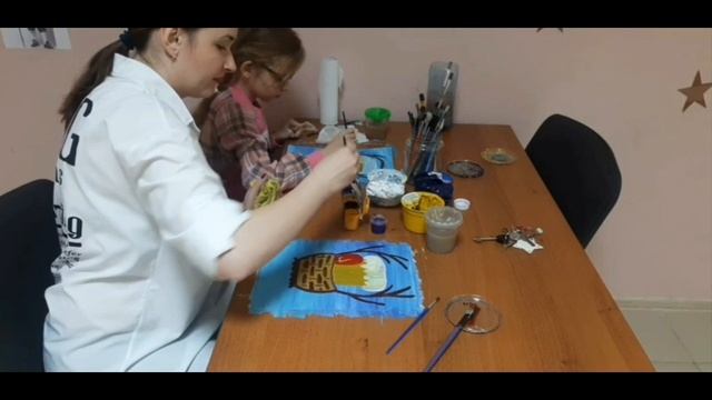 Мастер-класс от кружка изобразительного искусства 