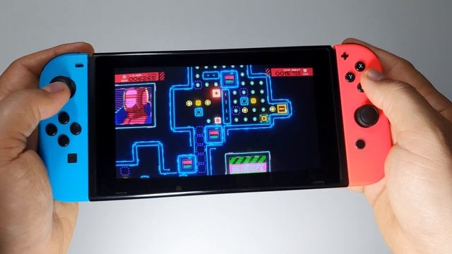Cyber Protocol Nintendo Switch Handheld Gameplay