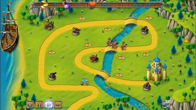 Medieval Defenders walkthrough - Easy Plains Battle - Level 5 смотреть онлайн