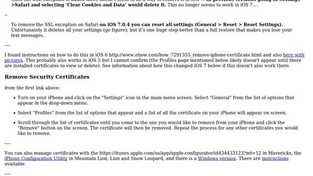Apple: How do you remove SSL certificate exceptions on iOS? (5 Solutions!!) смотреть онлайн