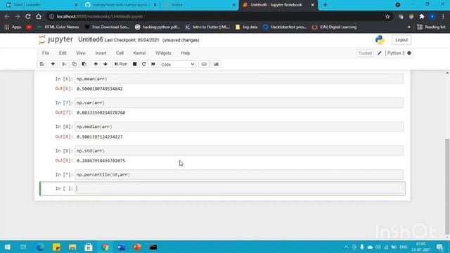 Statistics With Numpy | Numpy Tutorial смотреть онлайн
