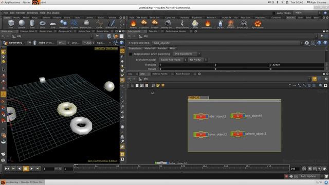 Houdini in VFX Pipeline - Network View and Nodes смотреть онлайн