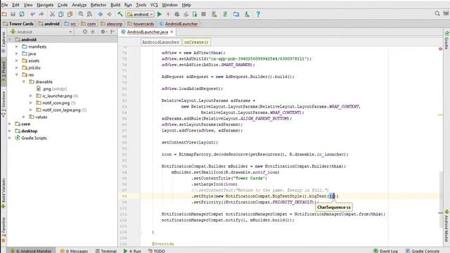 Создаем уведомление(Notification) в libGDX || Tower Cards || GameDev #2 смотреть онлайн