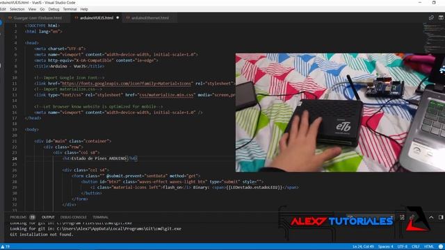 VueJS y Arduino (IoT), Encender LED y Leer Datos en Tiempo Real (HTML - JavaScript) смотреть онлайн