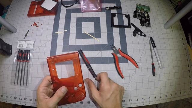 Kite Circuit Sword Lite GameBoy Zero Build Guide | Step 3: Front Case Modification смотреть онлайн