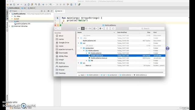 Kotlin JavaScript Tutorial - Lesson 1: Hello World смотреть онлайн