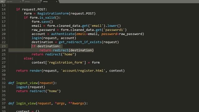 Login and Logout with Django смотреть онлайн