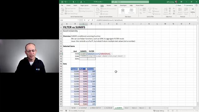 FILTER vs VLOOKUP, INDEX/MATCH, XLOOKUP, SUMIFS смотреть онлайн