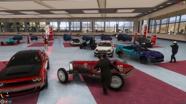 Robbing Dealership For 50 Cars In GTA 5 RP смотреть онлайн