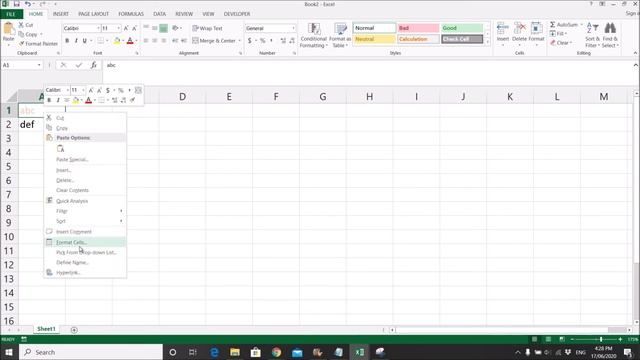 Excel - How to change text color in cell смотреть онлайн