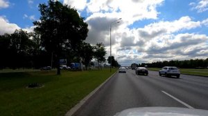 Из Санкт-Петербурга в Пушкин (Царское село). На машине по улицам Питера.