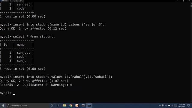 #6 Python Mysql Insert into Tables смотреть онлайн
