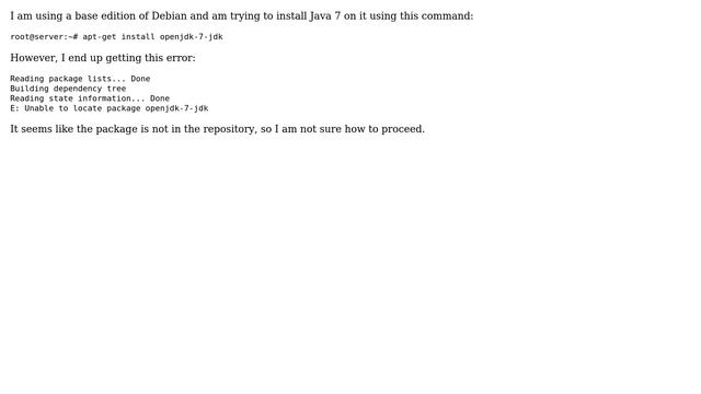 DevOps & SysAdmins: Unable to locate package openjdk-7-jdk смотреть онлайн