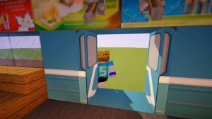 Вагоны метро в майнкрафт