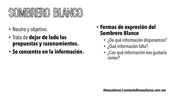 LOS 6 SOMBREROS DEL PENSAMIENTO DE EDWARD DE BONO - MAX ALONSO смотреть онлайн