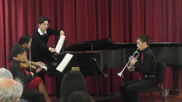 Ewazen Trio for Trumpet, Violin and Piano, 2nd mov. (Trifold Trio) смотреть онлайн