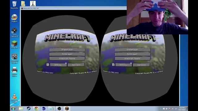 How to play Minecraft in Virtual Reality using Google Cardboard Part 6 смотреть онлайн