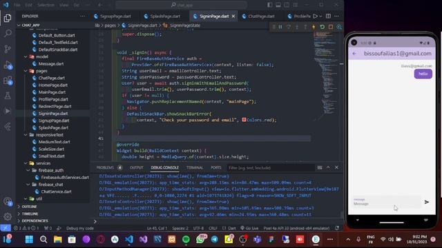 Flutter simple chat app with firebase смотреть онлайн