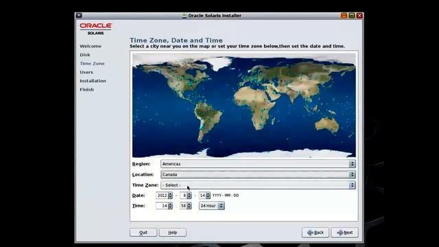 Oracle Solaris 11 GUI Installation смотреть онлайн