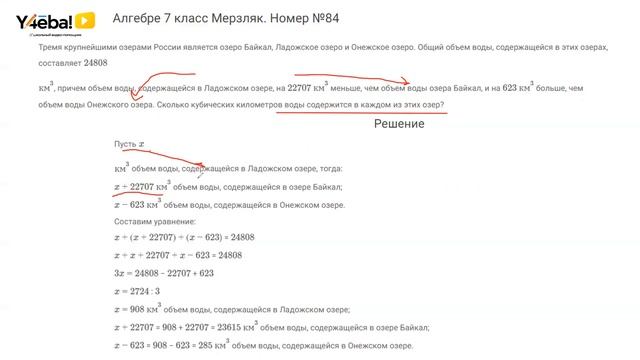 Алгебра | Мерзляк | 7 Класс | Задание 84 | Ответы, гдз, решебник смотреть онлайн