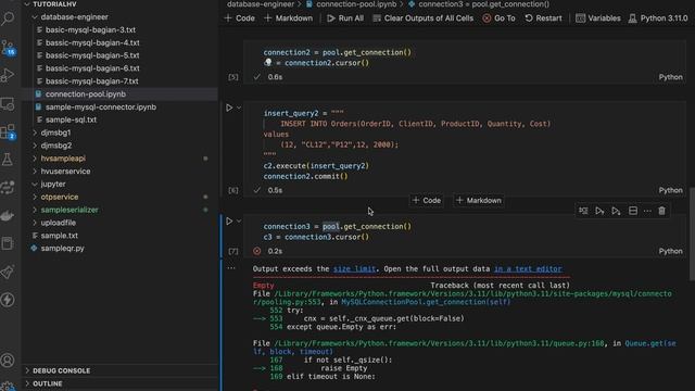 Cara Membuat Python Connection pooling di Database Mysql смотреть онлайн