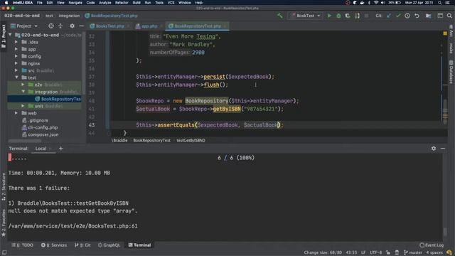 021: End to End & Integration Testing Using Test Driven Development (TDD) to create a REST API (PHP смотреть онлайн