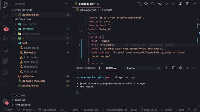 Unit Test Code coverage using nyc, Istanbul #12 смотреть онлайн