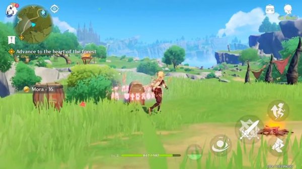 Genshin Impact Mobile - Gameplay Walkthrough Part 1 - Tutorial (iOS, Android)