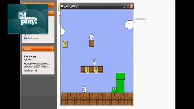 Tutorial descargar e Instalar Gato Bros (Juego que te saca el aburrimiento y la furia) смотреть онлайн