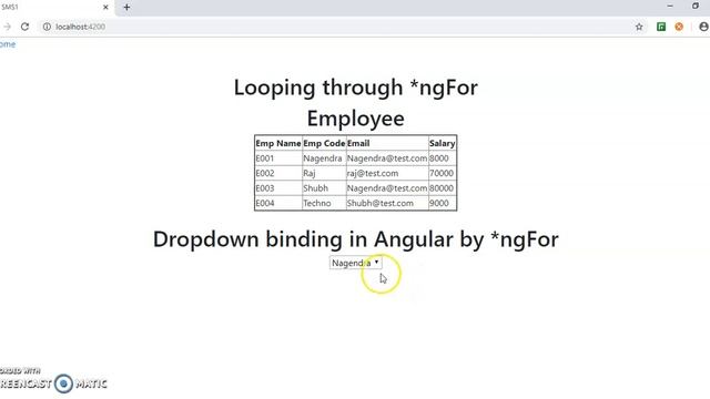 Dropdown binding in Angular Part 7 смотреть онлайн