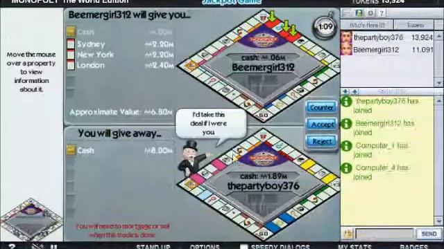 Pogo Games Monopoly World Edition (Part 2 of 4) смотреть онлайн
