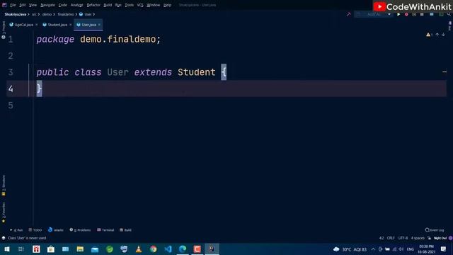 FINAL KEYWORD in Java | Use of final keyword in java | in Hindi #ShukriyaJava #java смотреть онлайн