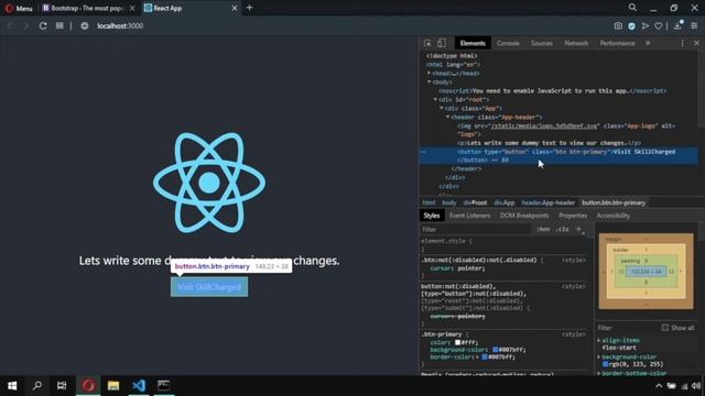 React JS & Bootstrap Integration - React JS for Beginners смотреть онлайн