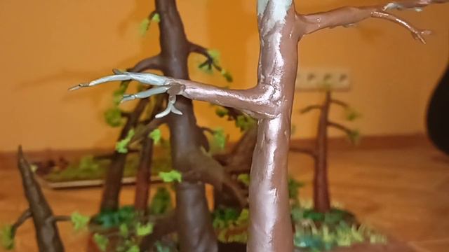 диорама леса своими руками как сделать диораму diy пластилин смотреть онлайн