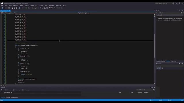 C# - Simple Brute Force Application смотреть онлайн
