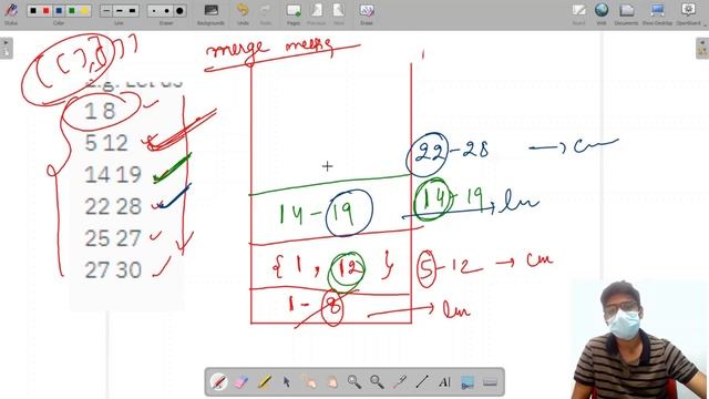 Merge Overlapping Interval | Module : Basics Data Structures | In Hindi | Python | Video_13 смотреть онлайн