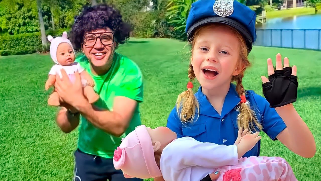 Настя и её обычный рабочий день в полиции. Истории для детей смотреть онлайн