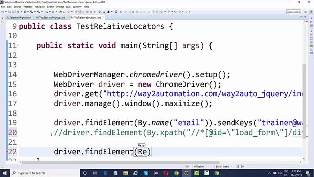 Selenium 4 - New Relative Locators смотреть онлайн