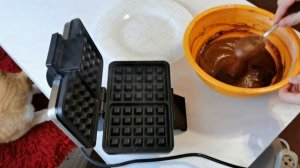 Венские вафли шоколадные | Рецепт хрустящих вафель без молока